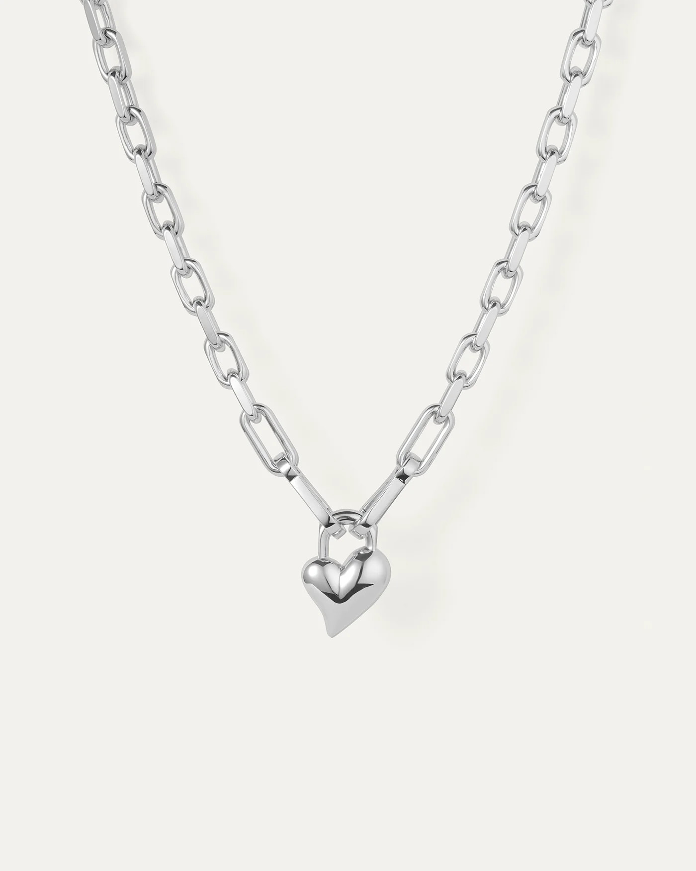 Padlock Heart Pendant Necklace | Jenny Bird (US)