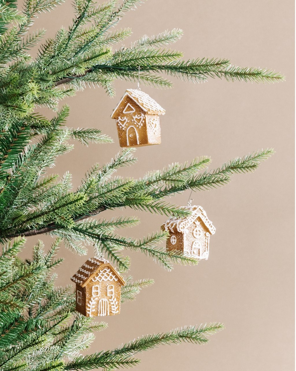 Gingerbread House Ornaments (Set of 3) | McGee & Co.