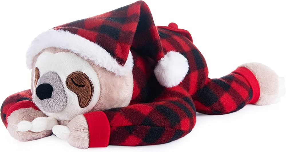My OLi 15" Sloth Stuffed Animal Three Toed Sloth Wearing Pajamas and Nightcaps Soft Hugging Pillo... | Amazon (US)