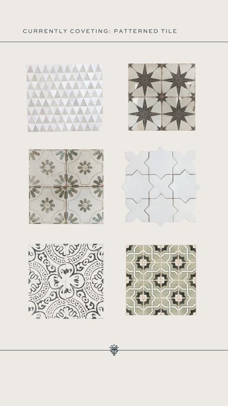 Currently Coveting: Patterned Tile

#LTKhome