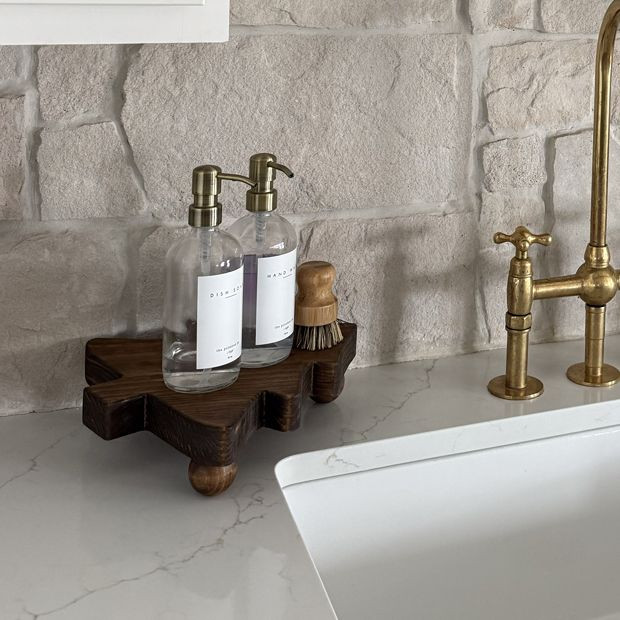 Rustic Christmas Tree Riser Brown | Antique Farm House