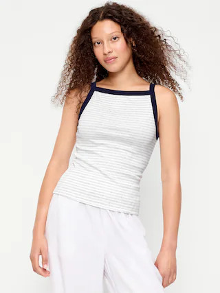 Snug Apron-Neck Tank Top | Old Navy (US)