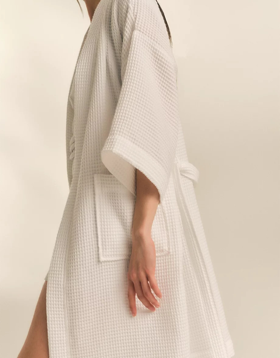 Organic Cotton Essential Waffle Robe | Robes & Dressing Gowns | The... | The White Company UK & ROW
