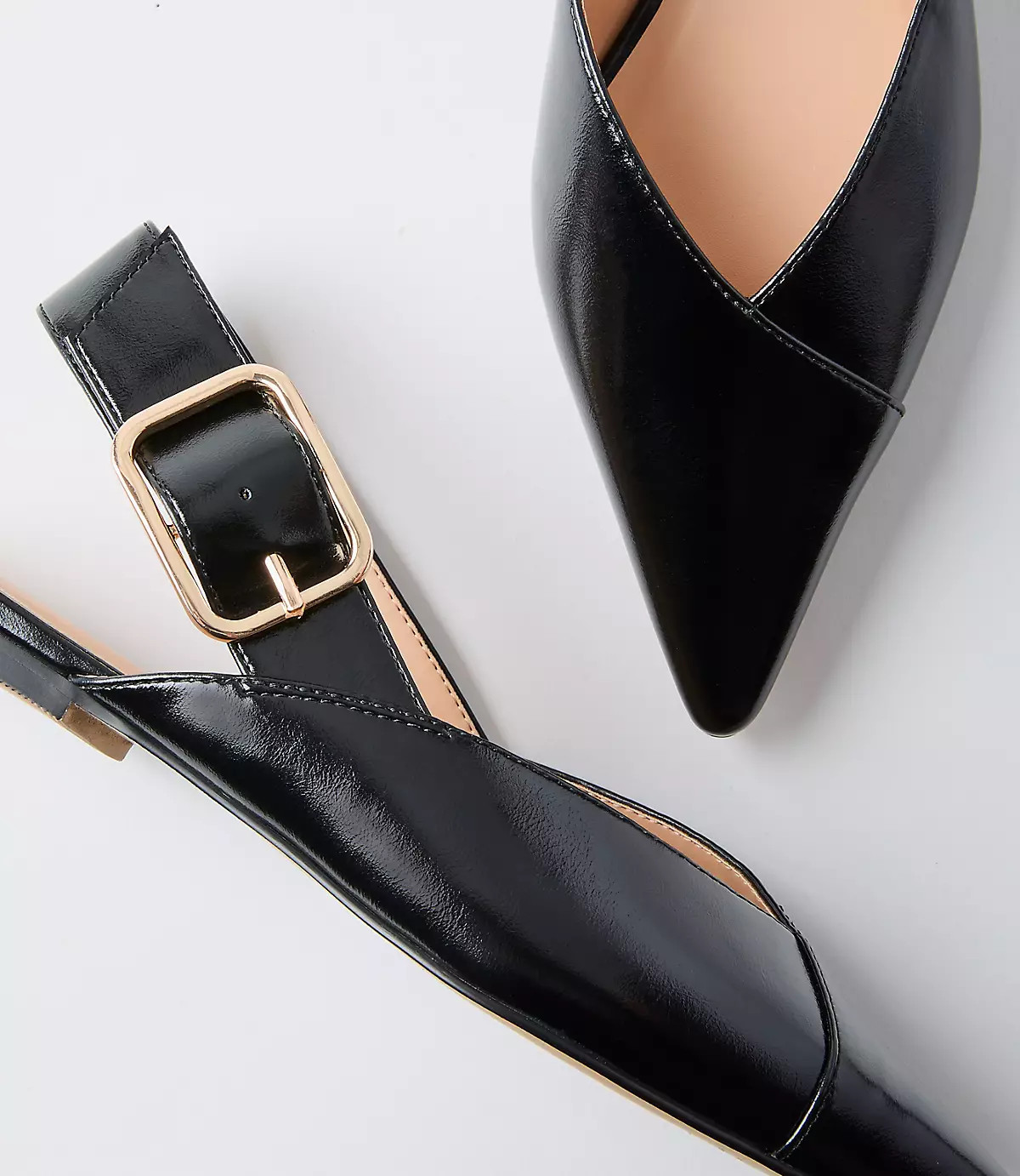Modern Slingback Flats | LOFT