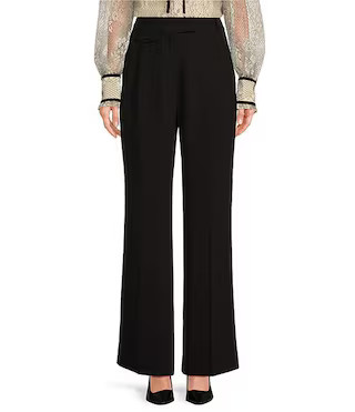 A Loves A Woven Suiting High Rise Coin Pocket Pleated Front Point Hem Pants | Dillard's | Dillard's