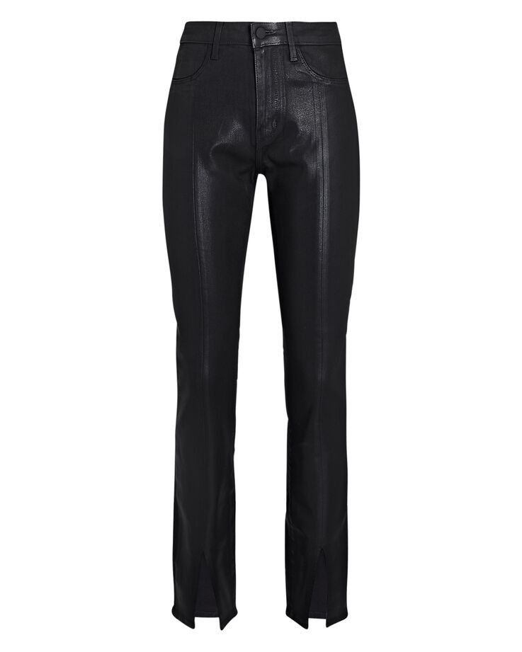 Jyothi Coated Split Cuff Skinny Jeans | INTERMIX
