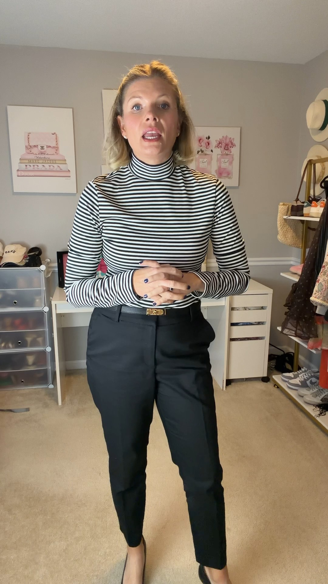 Black heels. Black leather with 3 inch heel. TTS

#LTKWorkwear