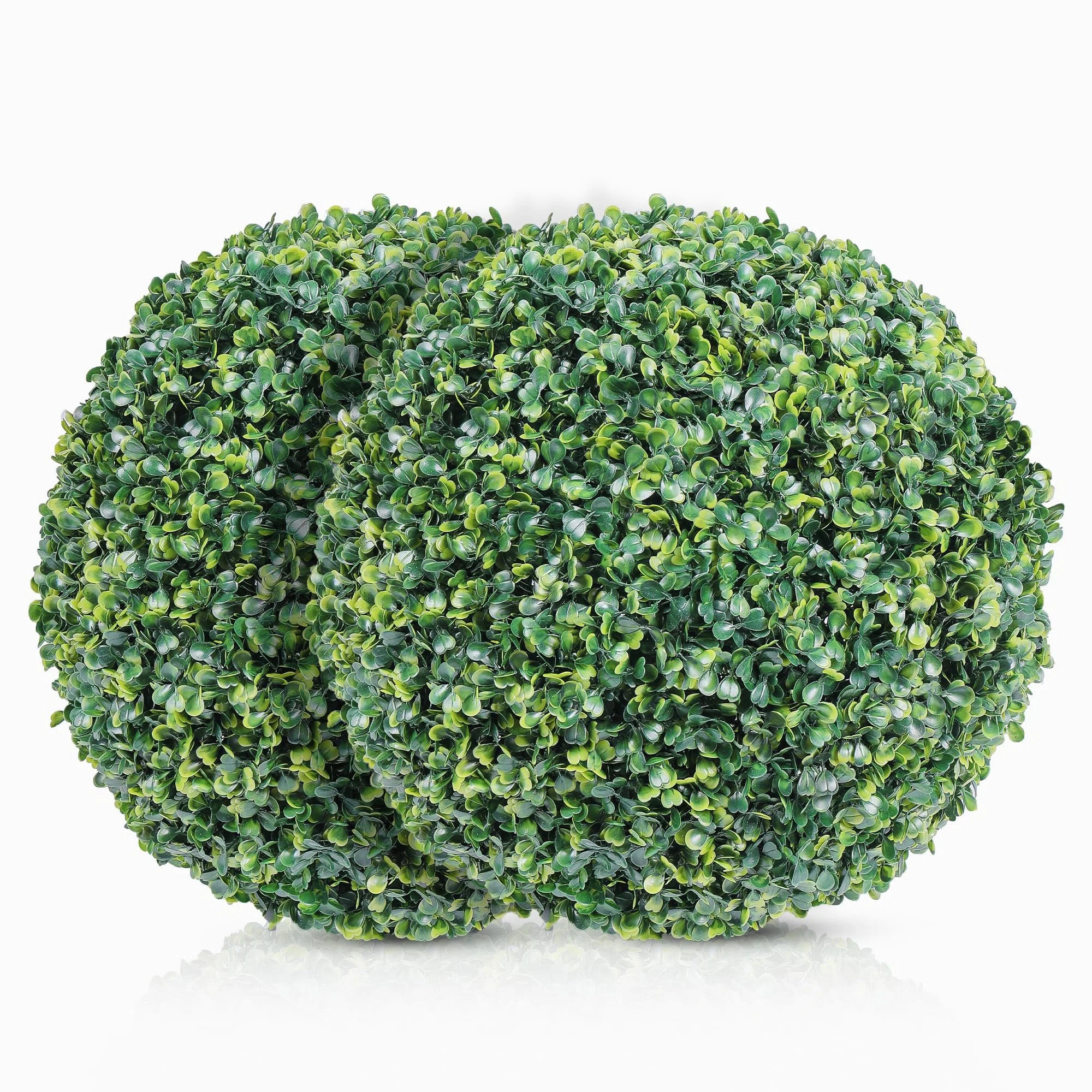 Faux Boxwood Balls 2-Pack - Artificial Topiary For Outdoors Or Indoors - Realistic Bushes With De... | Wayfair North America
