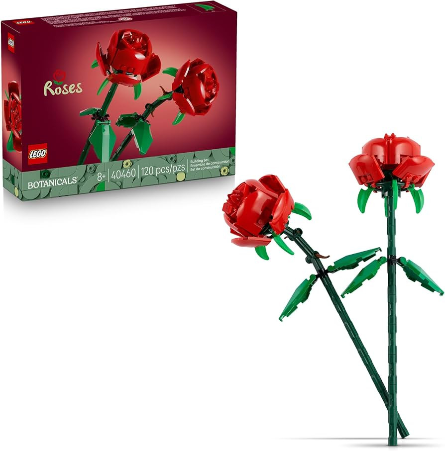 LEGO Roses - Building Toy for Kids, Girls & Boys, Ages 8+ - Artificial, Fake Roses for Home Decor... | Amazon (US)