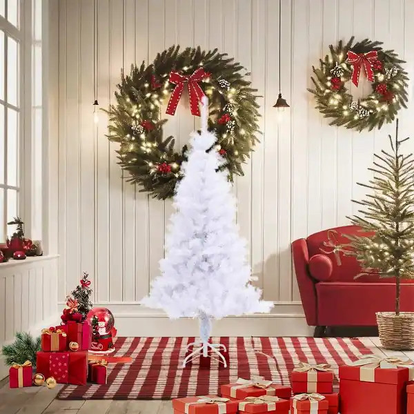 vidaXL Artificial Christmas Tree with Stand 5 ft 380 Branches | Bed Bath & Beyond