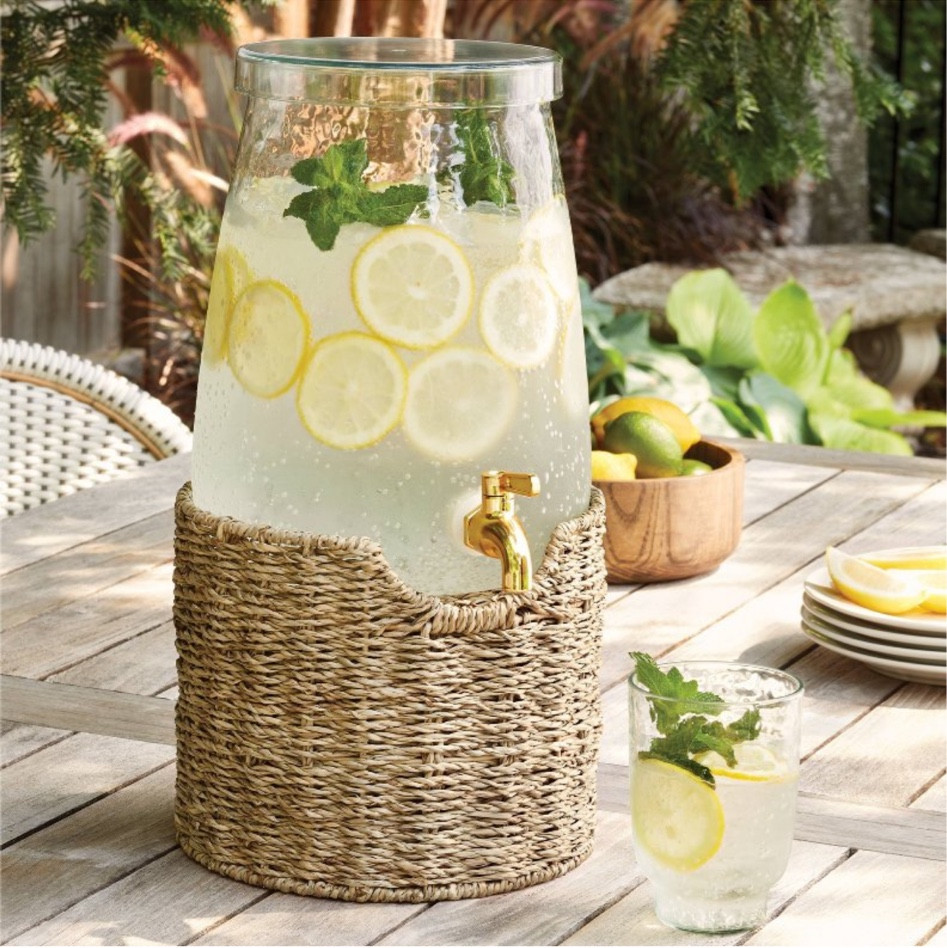 Nancy Meyers aesthetic 
Beverage dispenser
Drink dispenser 
Outdoor entertaining
Patio decoration 
Rattan
Coastal
Target
Target home

#LTKxTarget #LTKfindsunder50 #LTKhome