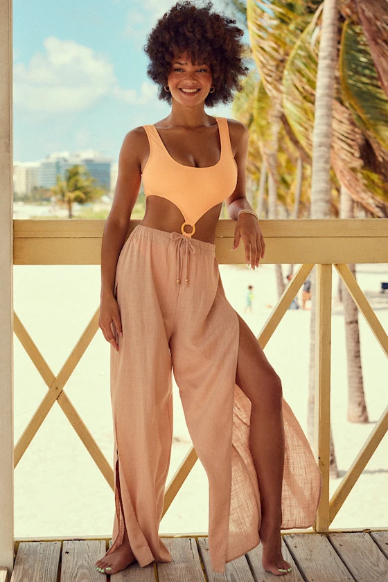 Seaside Sweetie Mauve Swim Cover-Up Pants | Lulus (US)
