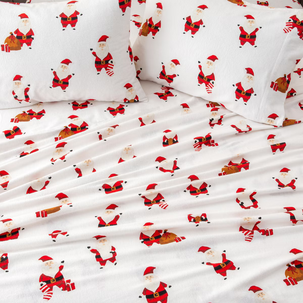 Great Bay Home Cotton Printed Flannel Sheet Set | Target