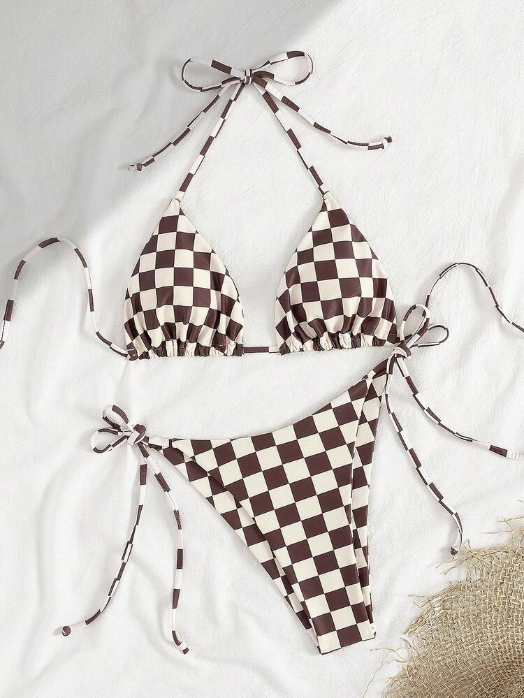 Checkered Bikini | SHEIN