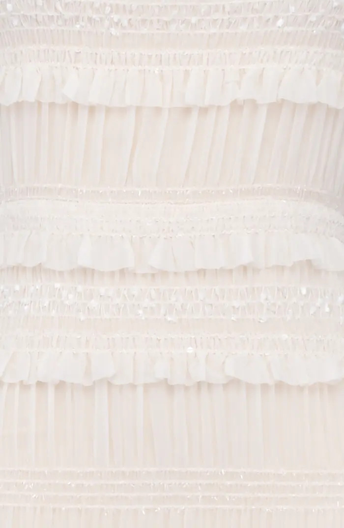 Solana Sequin Smocked & Shirred Cocktail Dress | Nordstrom