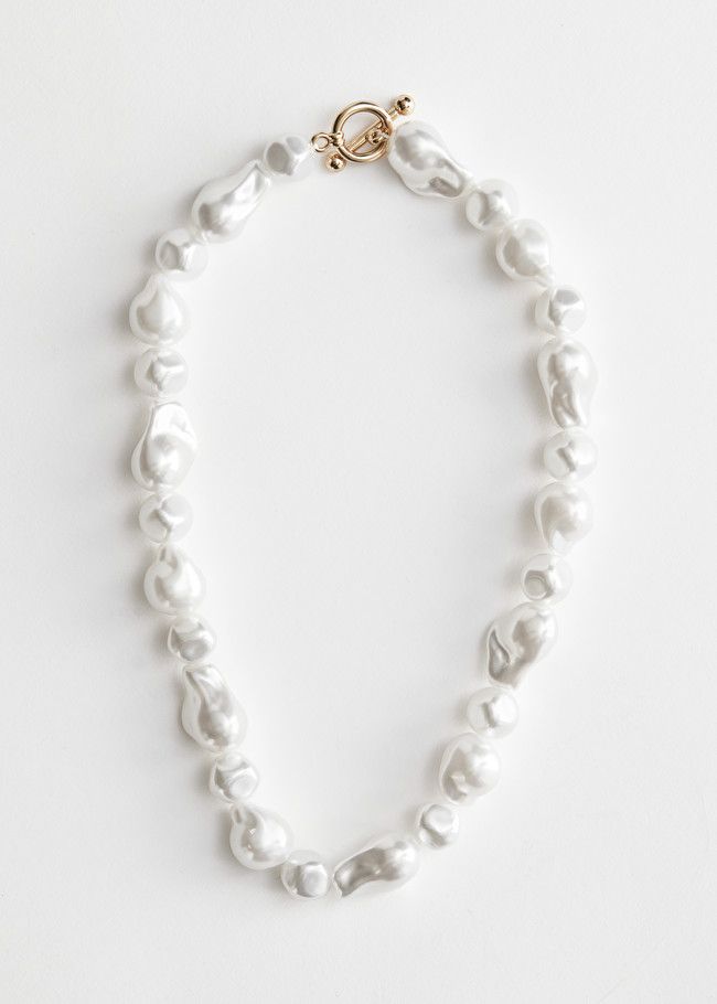 Organic Pearl Bead Necklace | & Other Stories (EU + UK)