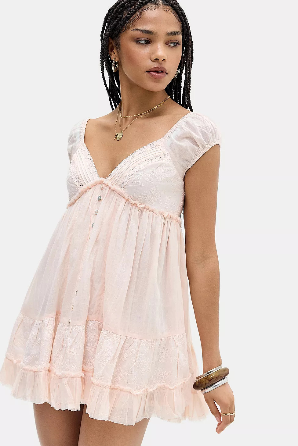 Kimchi Blue Belle Prairie Romper | Urban Outfitters UK