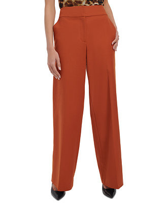 Women's Wide Leg Cotton Blend Pants | Macy's Canada