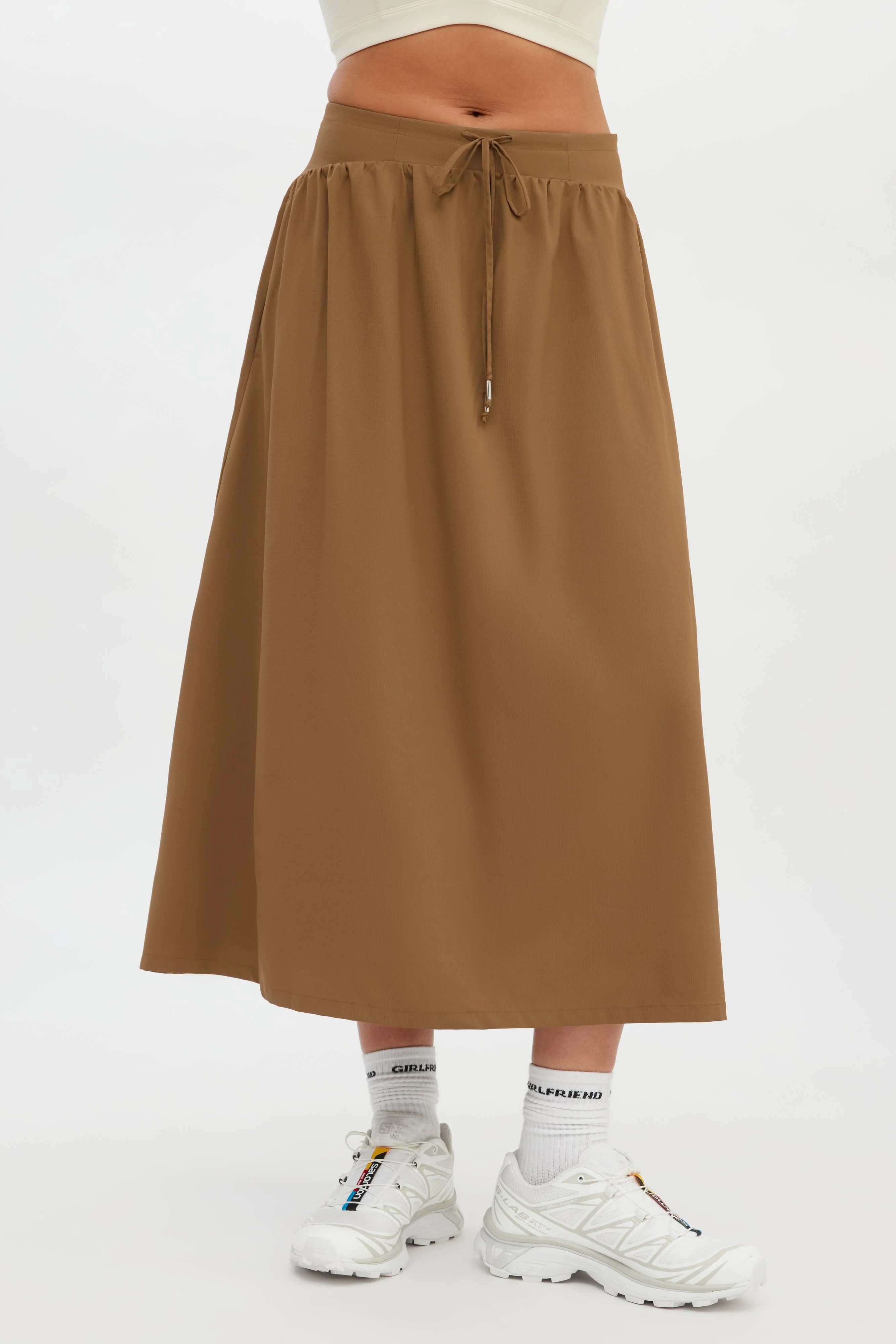 Fox Celene Gathered Skirt | Girlfriend Collective