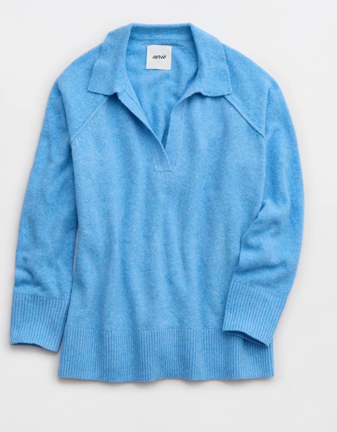 Aerie Unreal Polo Sweater | Aerie