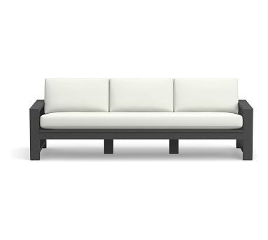 Indio Metal Grand Outdoor Sofa | Pottery Barn (US)