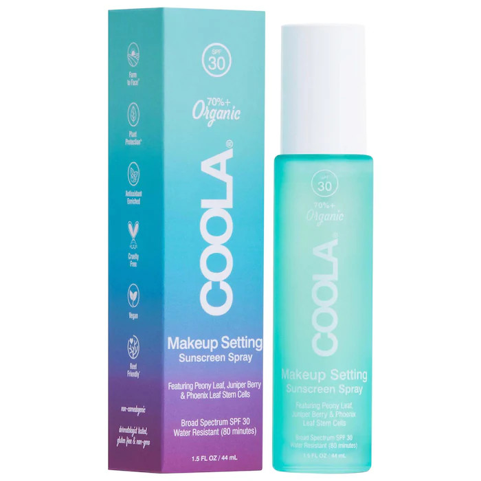 Makeup Setting Spray Organic Sunscreen SPF 30 - COOLA | Sephora | Sephora (US)