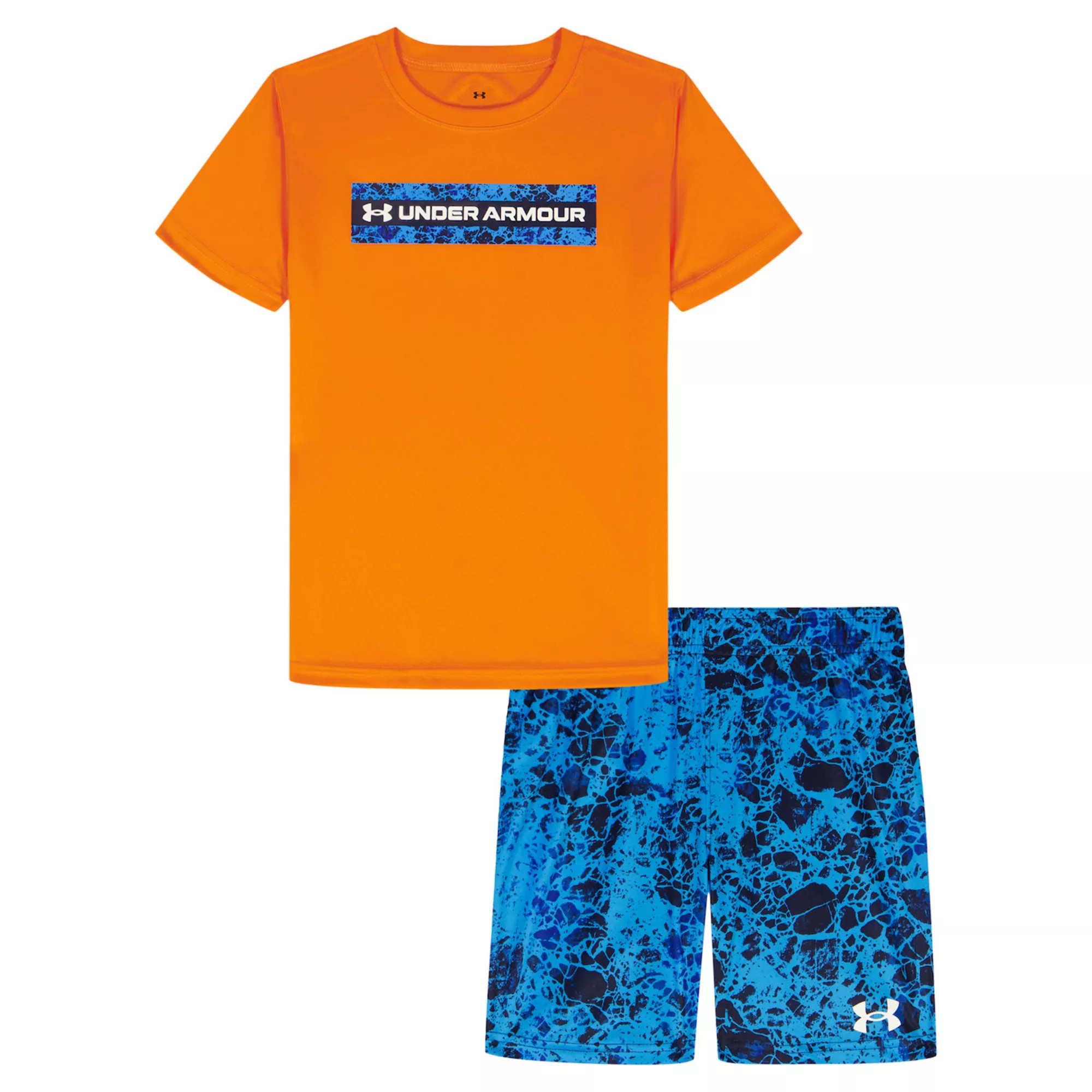 Baby & Toddler Under Armour UA Tech Printed 2-Piece Short Sleeve Tee & Shorts Set | Kohl's
