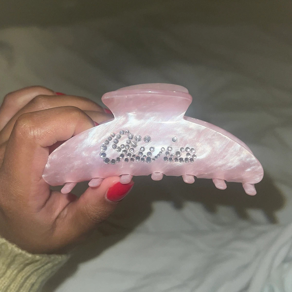 Personalized Hair Claw,hair Clips, Hair Barrettes,diamont Hair Claw, Hair Accessories,custom Name... | Etsy (US)