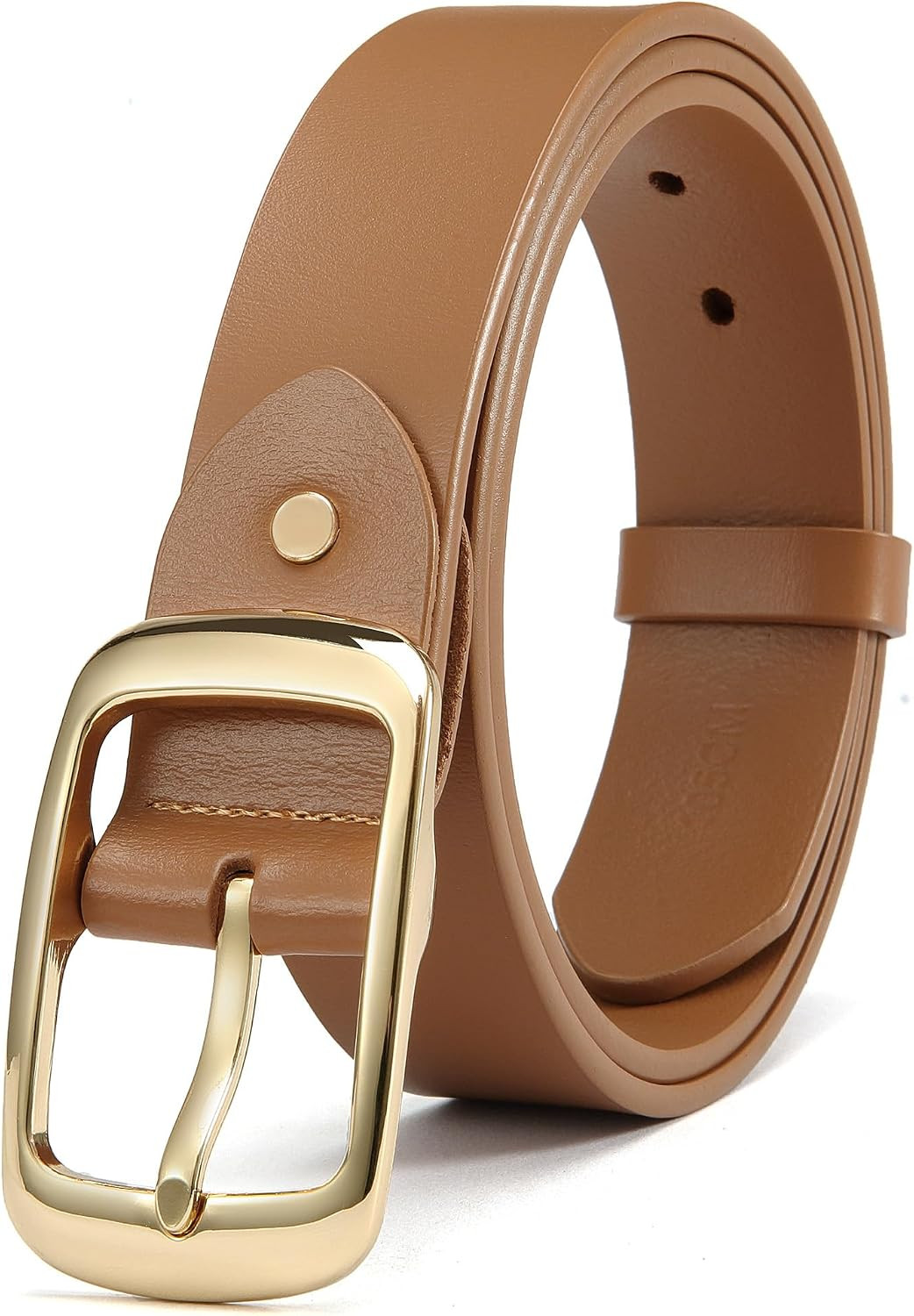 CHAOREN Womens Belts for Jeans - Leather Belt Women 1.3" Width | Amazon (US)