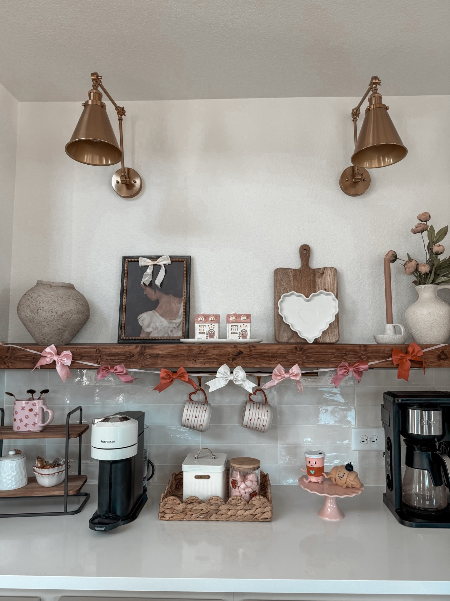 Valentine’s Day Coffee station inspo ☕️💕 making my coffee in the morning just got a lot sweeter 💌 btw ! 
Encontré esas casitas en Walgreens por $4 😍 


Do you decorate for valentines or just add small touches like me ? Or nothing at all ?

Y tu ya tomaste café? 

Follow @ourcozy_casa for more home decor inspo and finds

#coffeestation #coffeevibes #coffeebar #valentines #valentinesday#ltkcoffee#nespresso#ninja

#LTKmomlife #LTKHome #LTKValentine