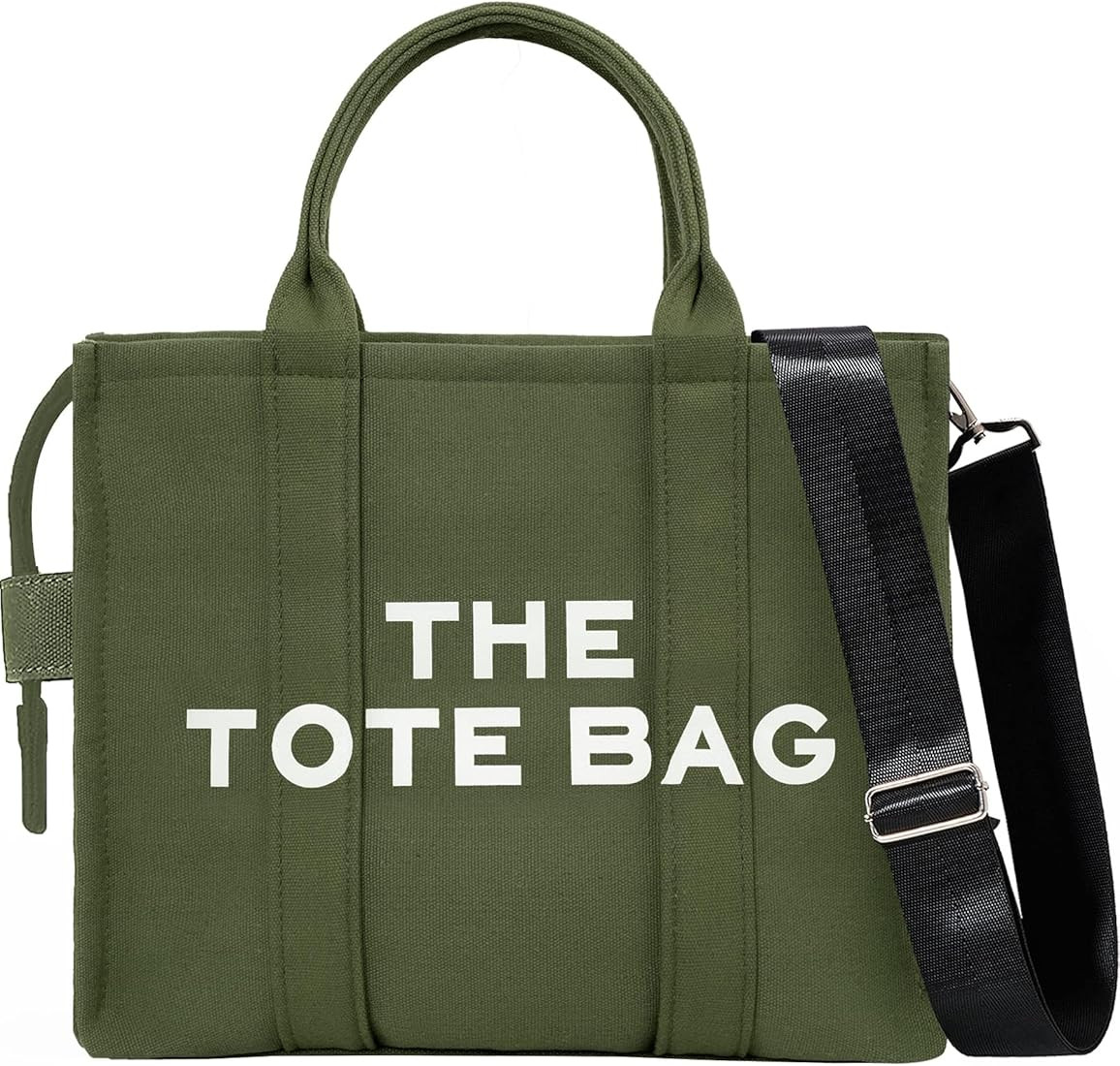 The Tote Bag for Women, Luxury Stylish Trend Handbags Crossbody Canvas Bag with Zipper Pockets | Amazon (US)