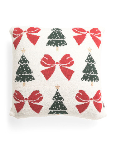 24x24 Tree With Bow Pillow | TJ Maxx