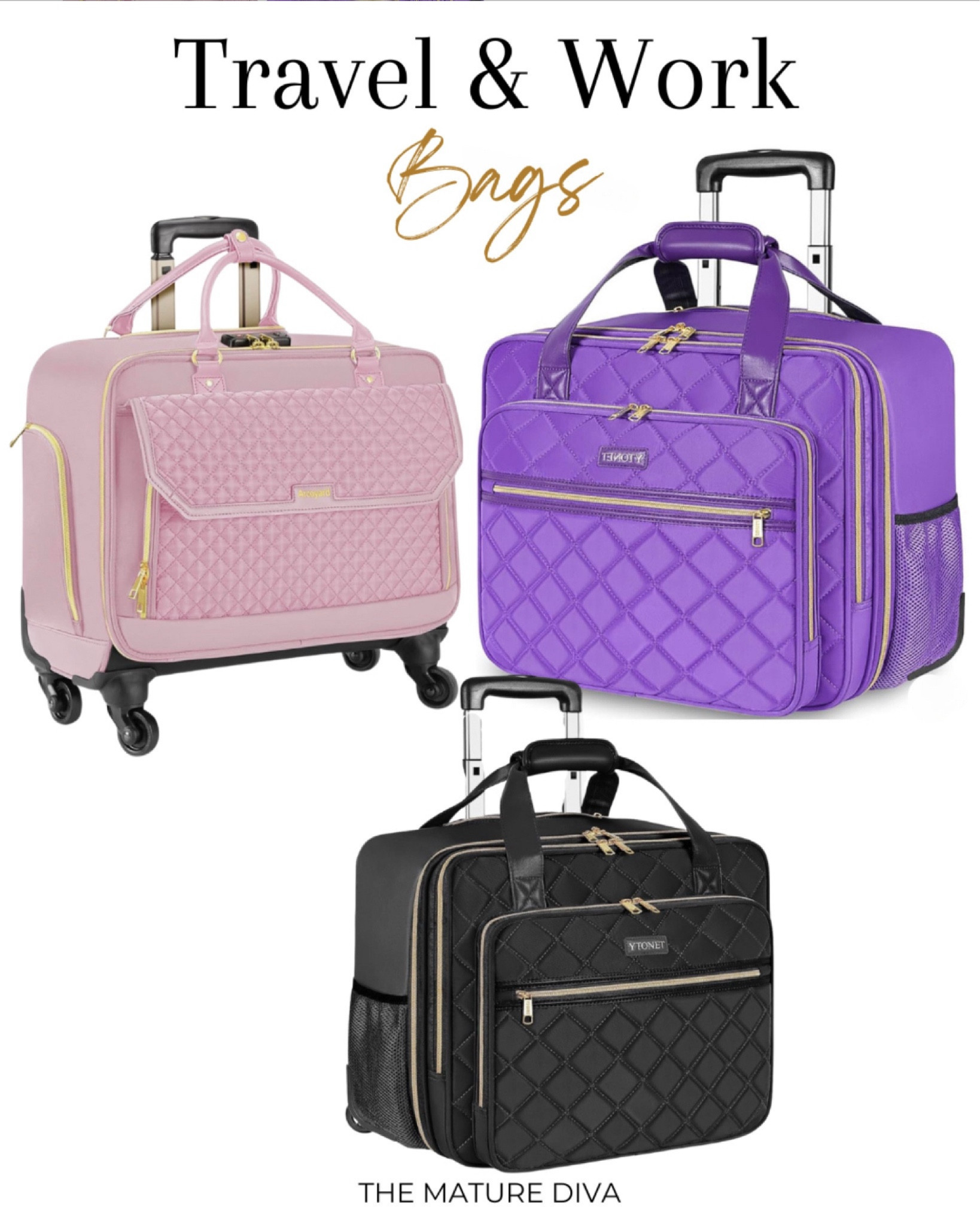 Travel with your laptop in style.

Plenty of room for an additional monitor and other accessories💕

Comment SHOP below to receive a DM with the link to shop this post on my LTK ⬇ https://liketk.it/4VKnZ #ltkstyletip #ltkover40 #ltktravel

#LTKItBag #LTKGiftGuide #LTKTravel