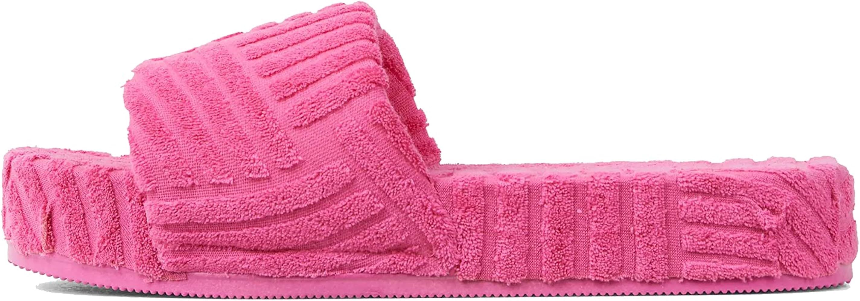 keleimusi Womens Towel Fabric Slipper Thick Sole Round Toe Strap Slide Sandals | Amazon (US)