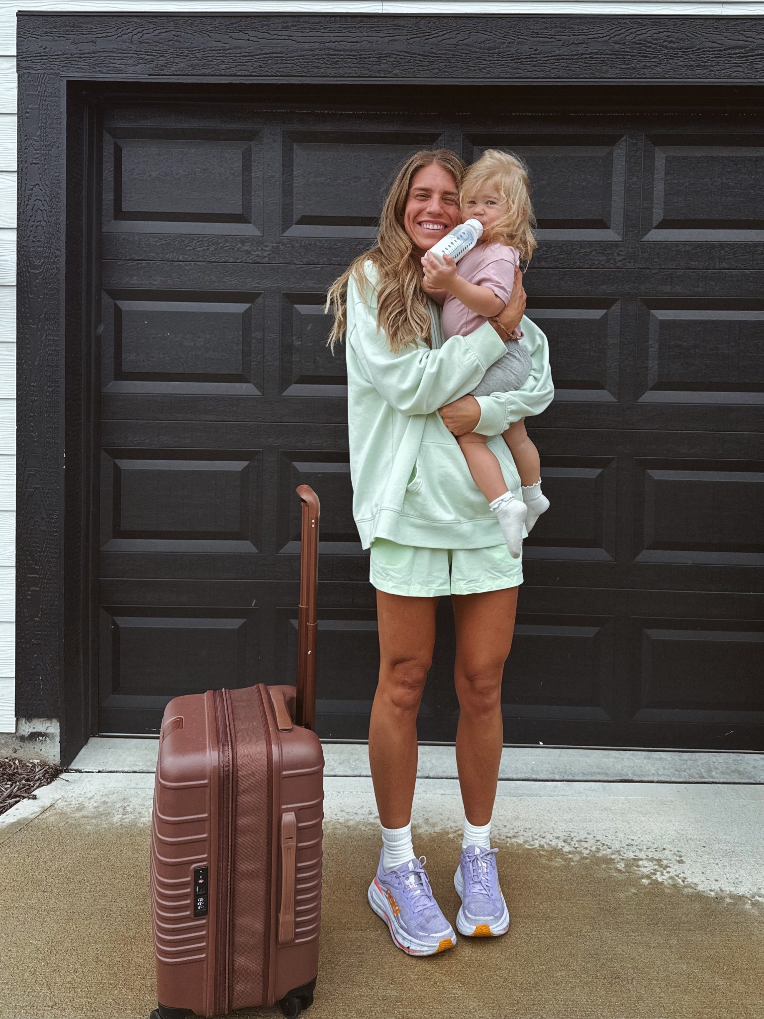 Travel outfit from Scottsdale. Size medium sweatshirt and small in tee and shorts. 


Travel outfit | Athleta | active outfit | lime green | mint green | airport outfit | spring vacation | vacation outfit 

#LTKTravel #LTKActive