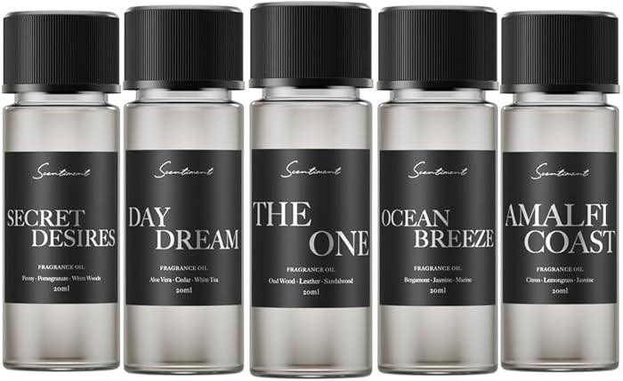 Scentiment Hotel Diffuser Oil Discovery Kit | Inspired by Elite Five Star & Luxury Hotel Scents |... | Amazon (US)