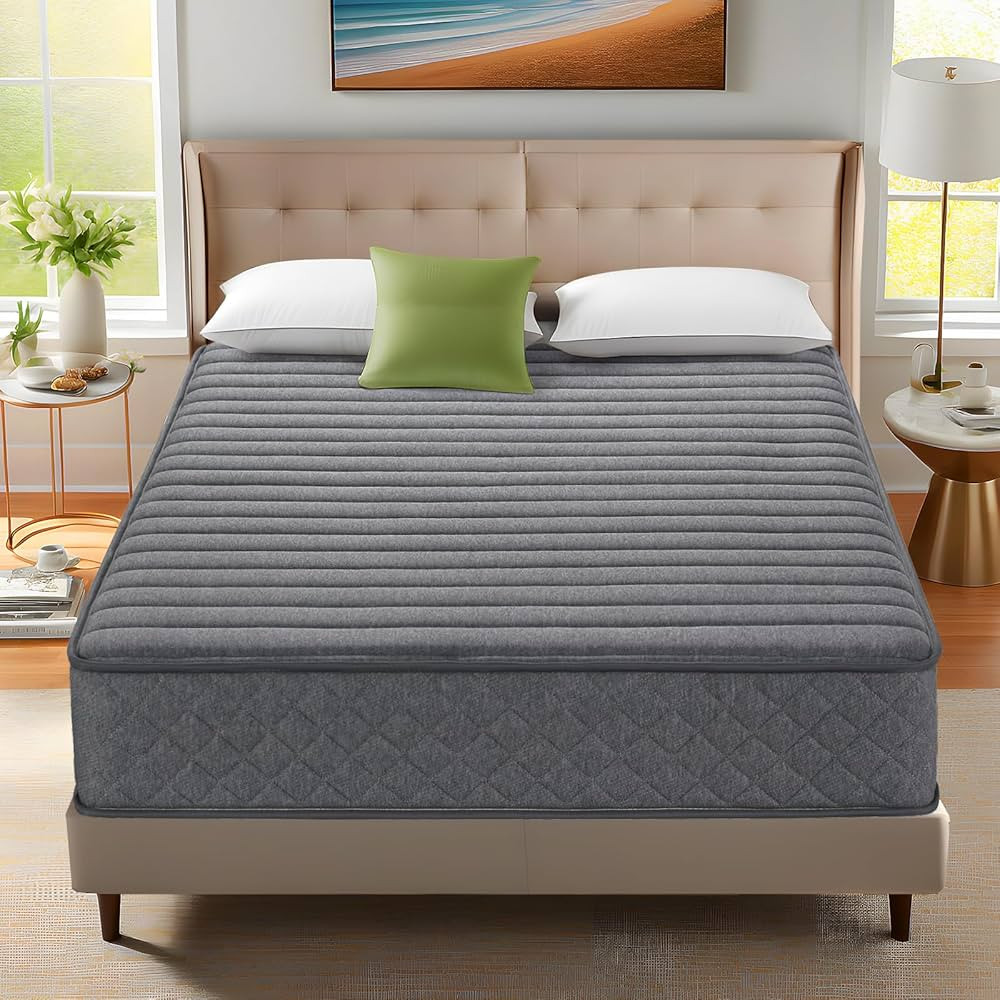 KBQ 12 Inch Twin Hybrid Memory Foam Mattress, Pocket Spring, Pressure Relief, CertiPUR-US Certifi... | Amazon (US)
