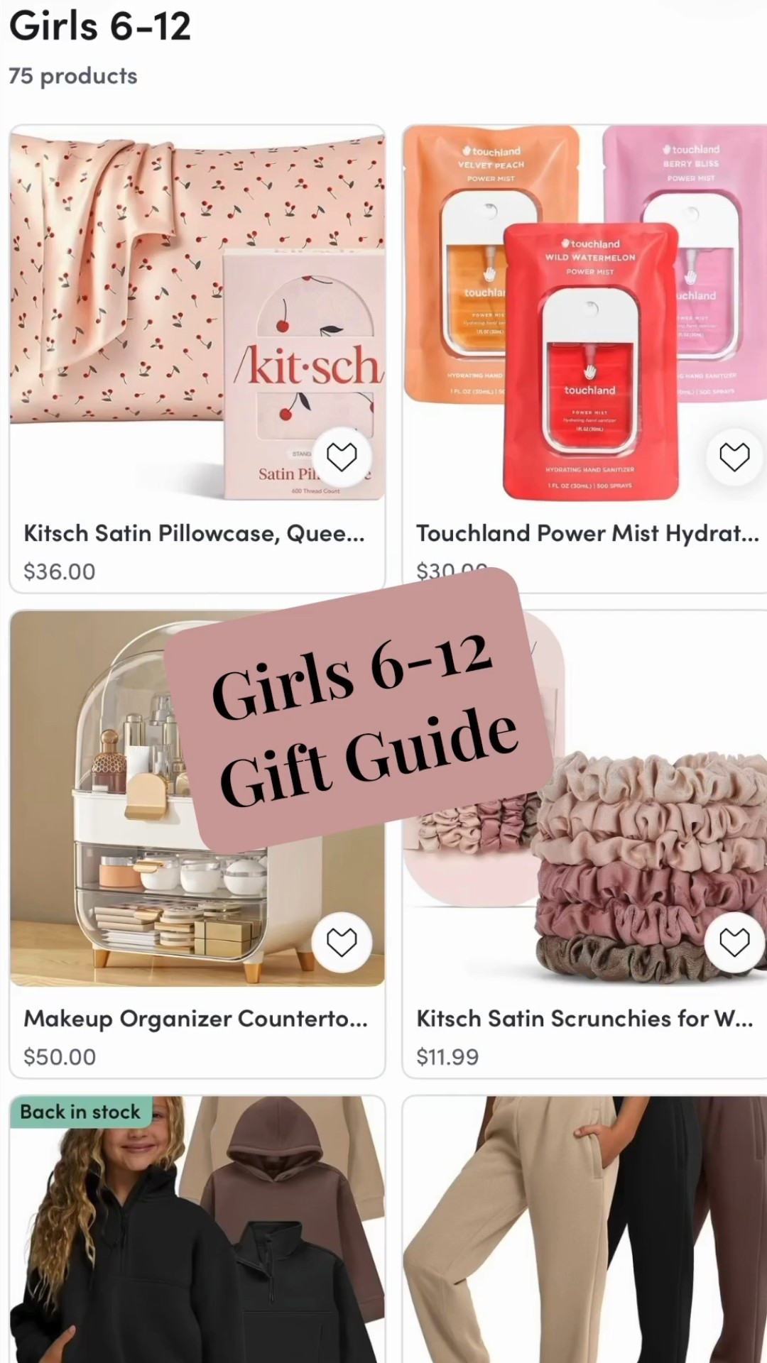 Girls Gift Guide ages 6-12! All the best Christmas gift ideas for 2025 ✨ from affordable stocking stuffers to big gift 🎁

Gift guide | gift guide for kids | girls gift ideas | gift ideas | christmas | christmas 2025 | girls 6-12 | preteen | preteen gift ideas | best sellers | trending gifts | girls gift guide | gifts for girls | amazon | walmart | best finds 

#LTKSeasonal #LTKHoliday #LTKGiftGuide