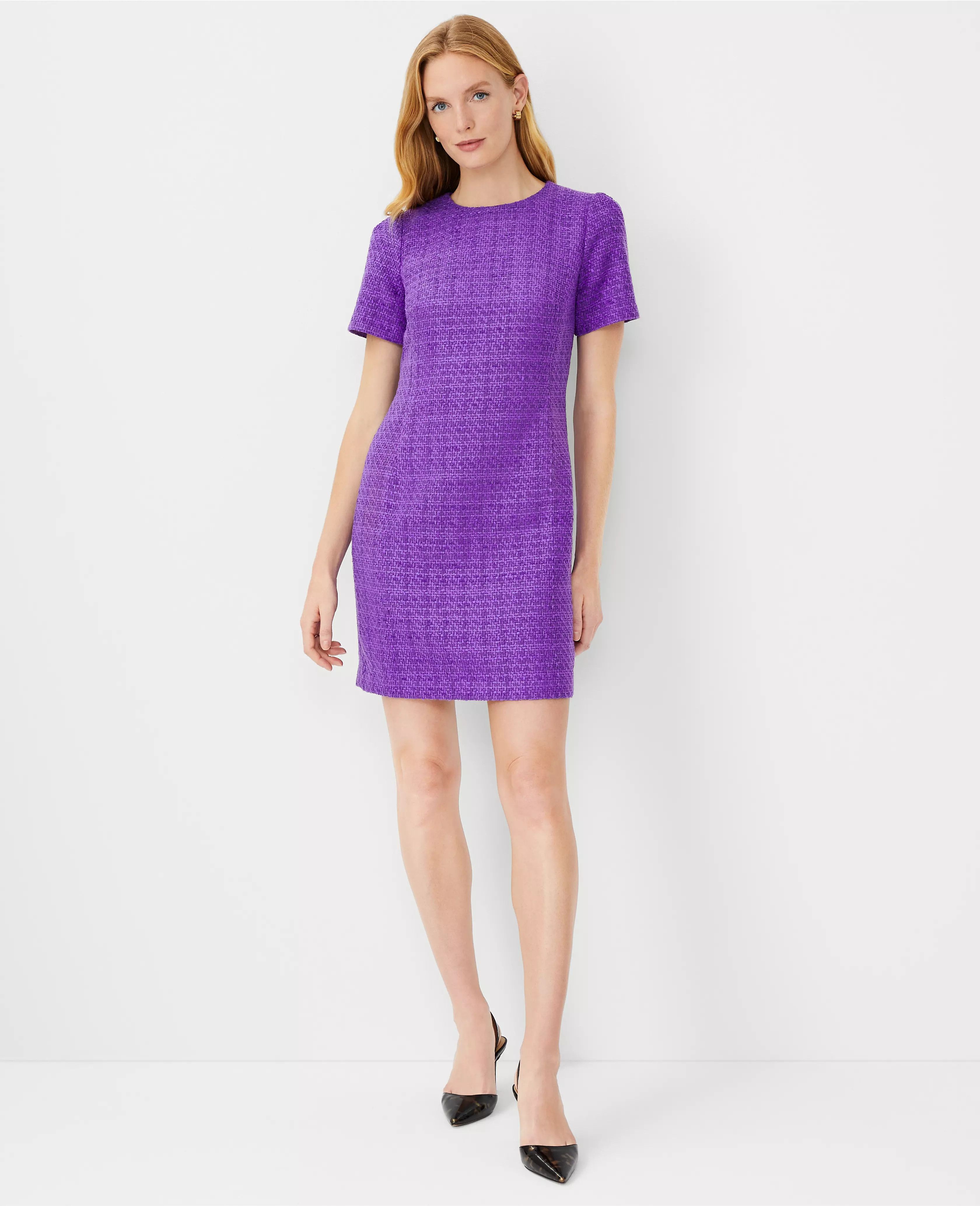 Tweed Shift Dress | Ann Taylor (US)