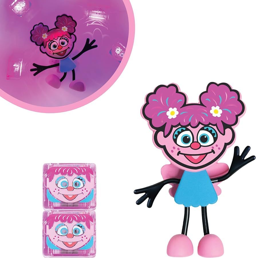 Glo Pals x Sesame Street Abby Cadabby Water-Activated Bath Toy with 2 Reusable Light-Up Cubes for... | Amazon (US)