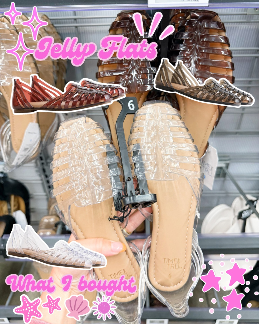 Walmart Jelly Flats! 🤩✨
