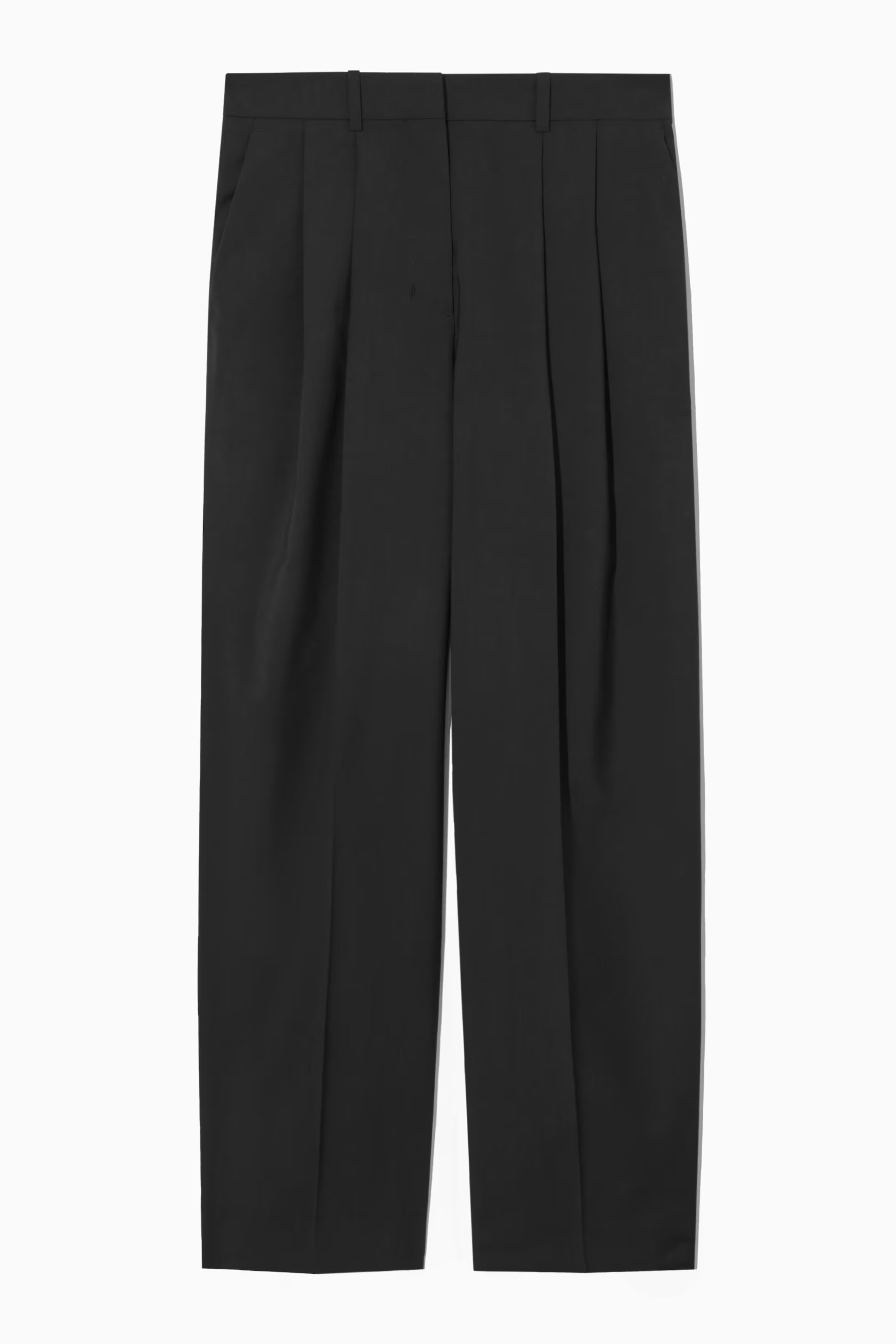 WIDE-LEG TAILORED WOOL TROUSERS | H&M (UK, MY, IN, SG, PH, TW, HK)