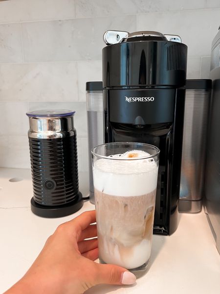 Nespresso machine we have and love. This one is great if you have counter space because the water tank is on one side and empty pods automatically fall on the right. Amazon find. On sale  

#LTKsalealert #LTKCyberWeek #LTKHoliday