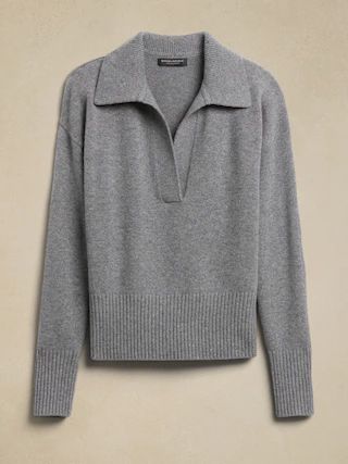 Luna Cashmere Sweater Polo | Banana Republic (US)
