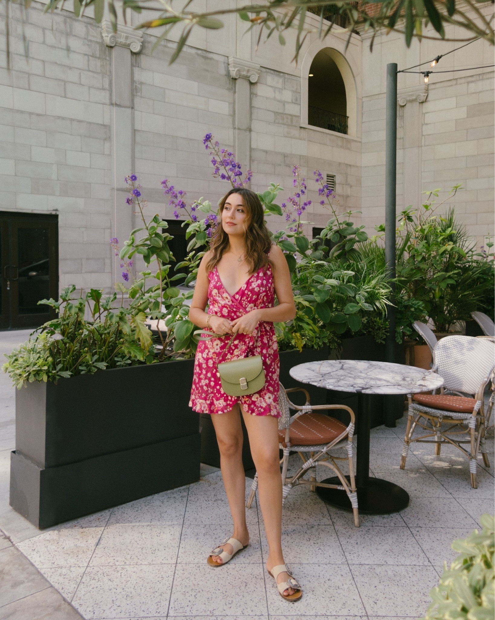 pink mini dress + olive bag 🫒  

#LTKFind #LTKitbag #LTKstyletip