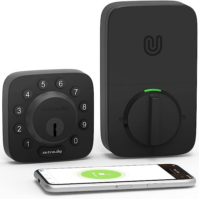 Smart Lock, ULTRALOQ U-Bolt 5-in-1 Keyless Entry Door Lock with Smartphone, Bluetooth, Keypad, Au... | Amazon (US)