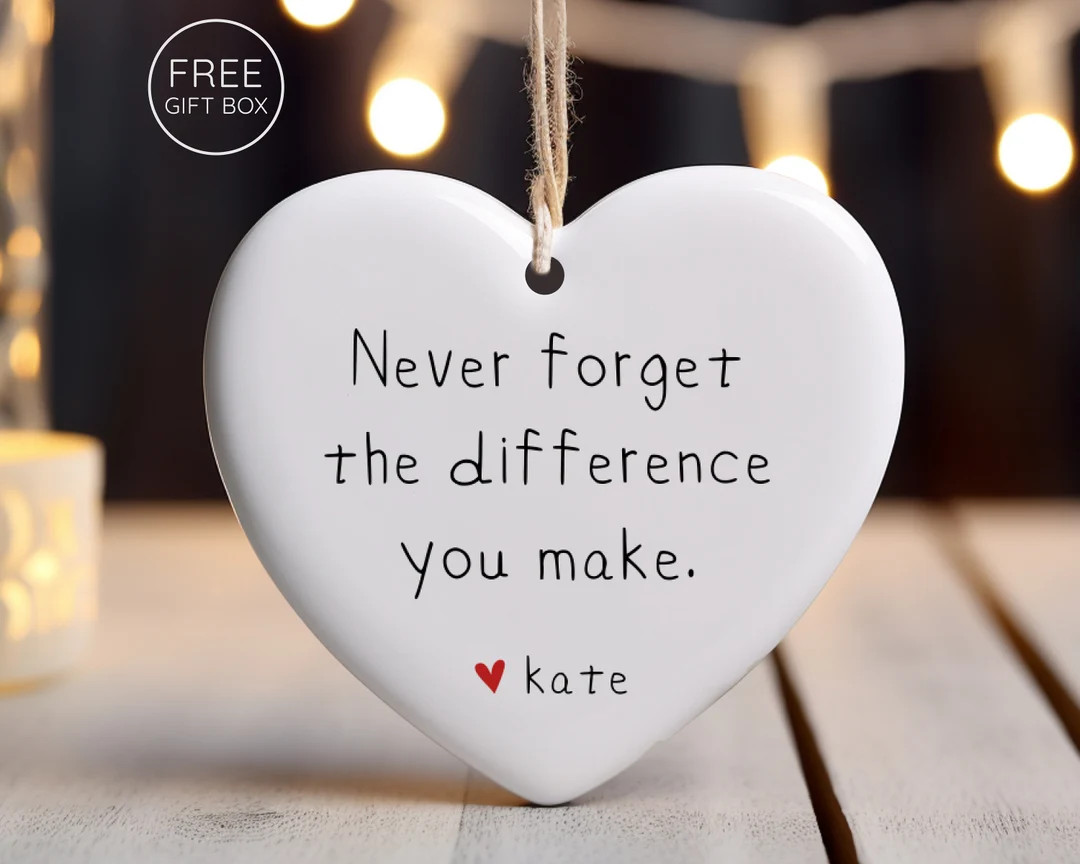 Thank You Christmas Ornament Thank You Gift 2023 - Etsy | Etsy (US)