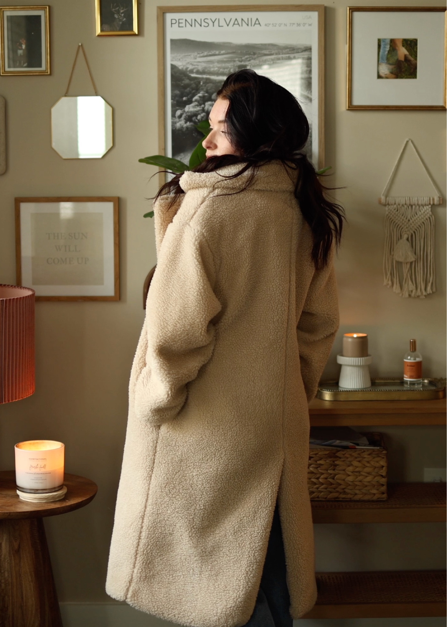 Cozy long teddy coat, a personal fav that keeps you so warm!!

#LTKMostLoved