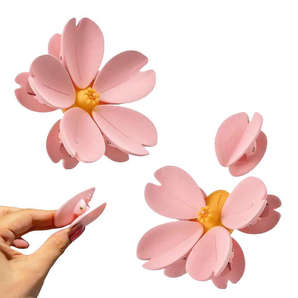 Decorative 3D Sakura Flower Food Bag Clips, Reusable Cherry Blossom Refrigerator Magnets for Kitc... | Amazon (US)