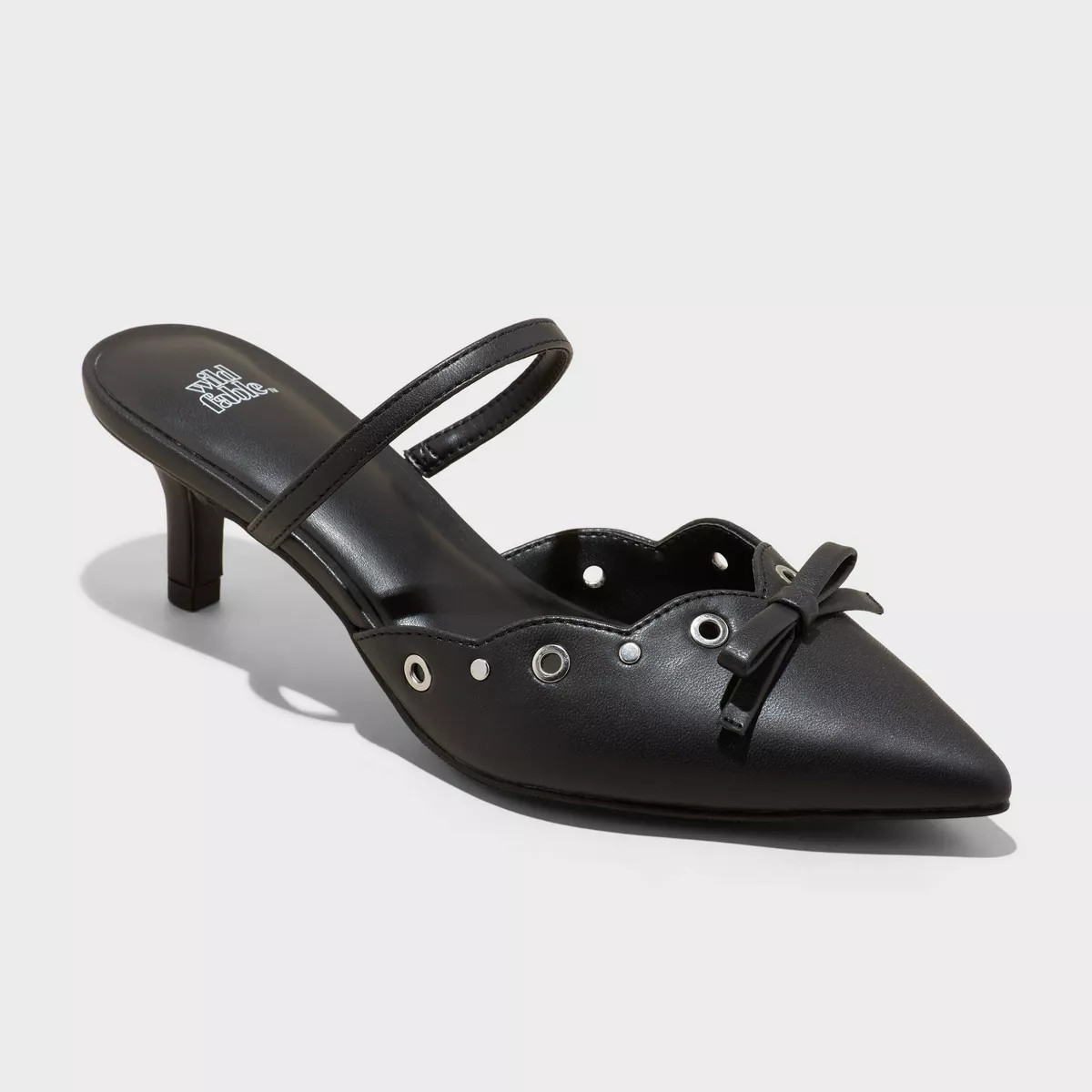 Women's Lysandra Eyelet Kitten Heels - Wild Fable™ | Target